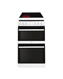 Amica AFC5100WH 50cm White Freestanding Electric Ceramic Cooker