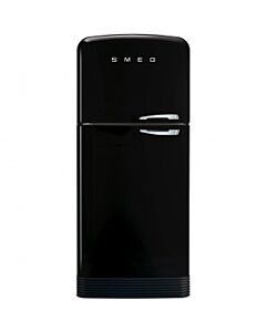 Graded Smeg FAB50LBL Black 50's Retro Style Fridge Freezer (JUB-3829)