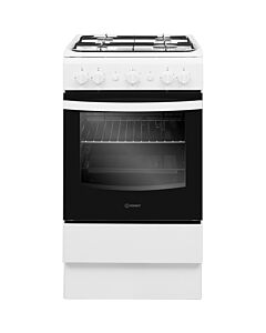 Indesit IS5G1KMW Freestanding 50cm Gas Cooker in White