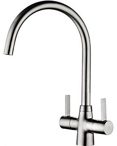 Smeg LUCCA-SS Stainless Steel Dual Flow Mixer Tap 