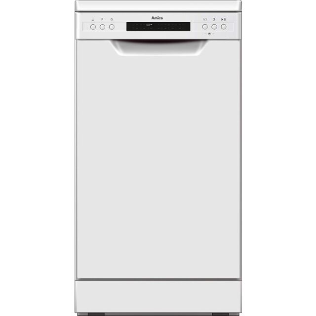 Amica ADF450WH White Freestanding Slimline Dishwasher