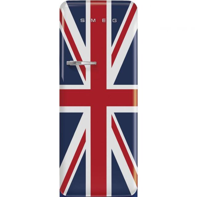 Used Smeg FAB28RDUJ5 Union Jack 50s Retro Style Fridge With Ice Box (JUB-8713)