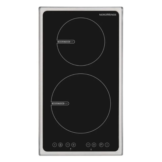 NordMende HCI30 Black 30cm 2 Zone Touch Control Induction Hob