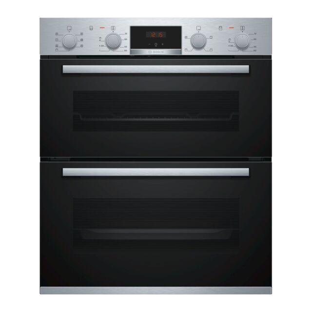 Graded Bosch NBS533BS0B Brushed Steel Built Under Double Oven (B-40952)