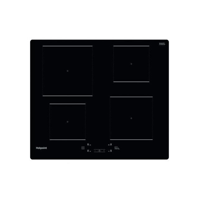 Graded Hotpoint TQ1460SNE 60cm Black Glass Touch Control Electric 4 Zone Induction Hob
