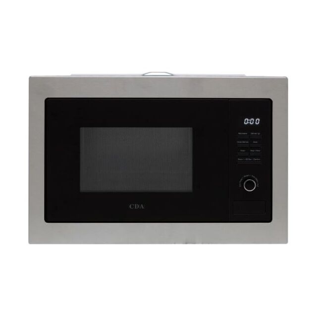 CDA VM131SS 60cm Stainless Steel 25L 900W Built In Microwave